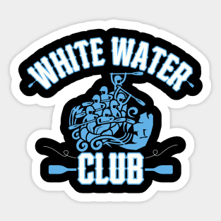 White Water Rafting Club Sticker